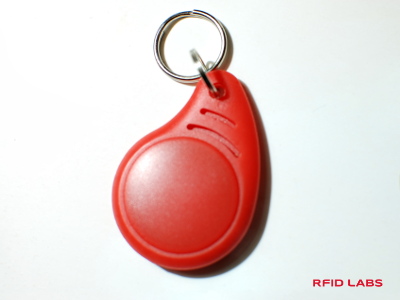 Badge porte-clé RFID magnétique ABS Curve pour le contrôle d'accès