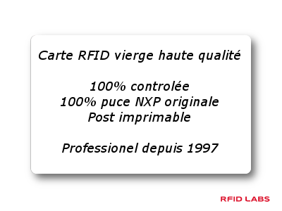 carte vierge RFID